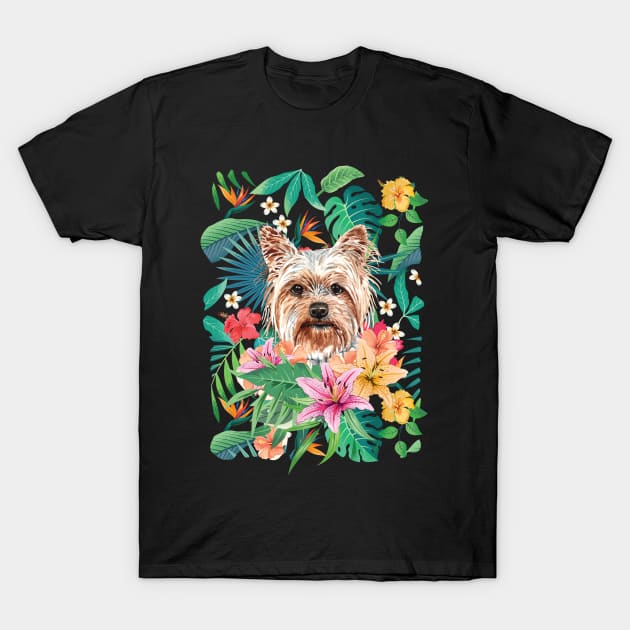 Yorkie Yorkshire Terrier 2 T-Shirt by LulululuPainting